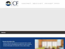 Tablet Screenshot of corporacionfutrono.cl